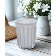 Ljushållare Glas Vit 12 cm