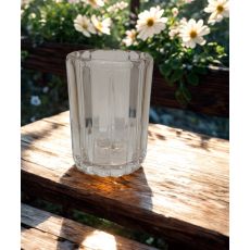 Ljushållare Glas Vit 12 cm