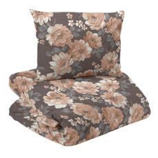 Dagmar satin 2-d bädd nougat