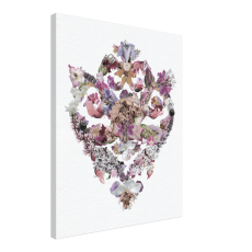 Florentine - canvastryck med blomstrande barockornament