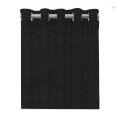 Wayne öljettlängder svart. 2x140x240cm