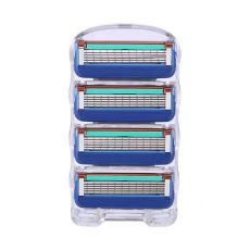 5-lagers Rakblad Refill 4-Pack – Kompatibel Gillette Fusion