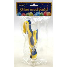 Champagneglas Student med sidenband studentglas
