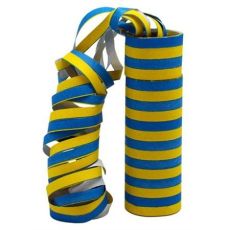 Serpentin Blå/Gul 2-pack