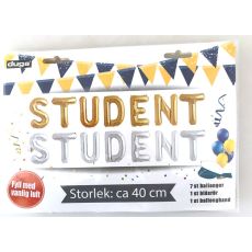 Student Folieballong Silver 40cm