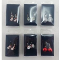 Örhänge Jul Tomte Snögubbe Gran Kula Julstrumpa