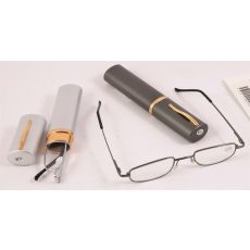 Duga Läsglasögon 1.0 med fodral silver