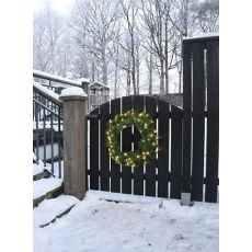 Julkrans Kotte med belysning LED 60 cm