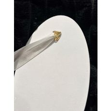 Skylt Vänner Vit 15x8 cm