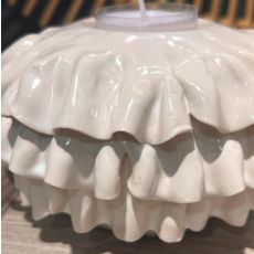 Ljushållare Volang Vit 12 cm