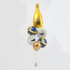Ballong Student Folie Vit 44x44 cm
