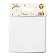 Placeringskort 10-pack Vit
