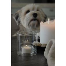 Majas Cottage Lykta Pälskling Glas 8x8 cm