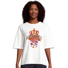 Garden Queen - oversized ekologisk T-shirt för dam