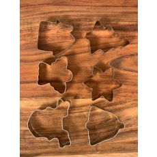 Pepparkaksformar 6 delar