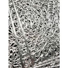 Underlägg Silver Guld Beige Plast 45x30 cm