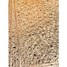 Underlägg Silver Guld Beige Plast 45x30 cm