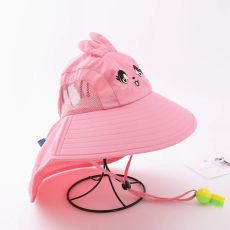 Barnsolhatt med UV-skydd & visselpipa – 3–10 år