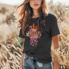 Garden Queen - Blomstrande ekologisk t-shirt