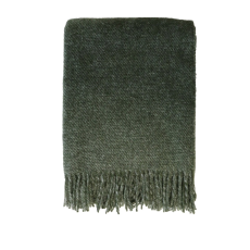 Nelson ullpläd 130x170 grön