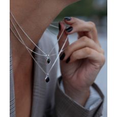 Ellipí Pendant Silver - Onyccia