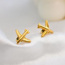 Airplane Stud Earrings