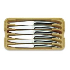 Sex rostfria köttknivar - Heritage Laguiole 6 steak knives SS