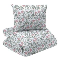 Lovis 2-d bädd vit/rosa