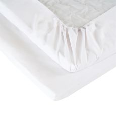 Nina dra-på-lakan 90x200 vit