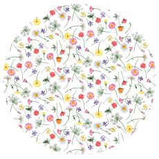 Vaxduk rund 5R3-01 småblommig rosa/gul