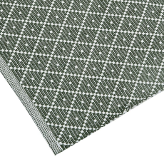 ÅTERVUNNEN LÖPARE ELLA, OLIVGRÖN/BEIGE 33x120cm