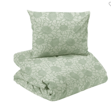Billie satin 2-d bädd grön