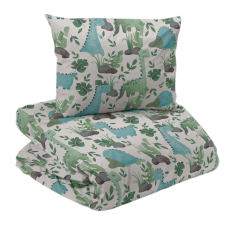 Danilo 2-d bädd blå/grön