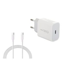 Laddare 20W med USB-kabel eller PD-kabel (Lightning)
