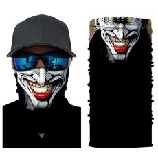 Multifunktionell Bandana med Facemotiv - Skydd och Stil i Ett