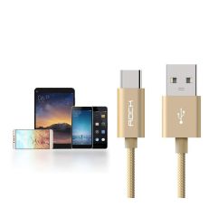 ROCK Nylon USB-C kabel 1m