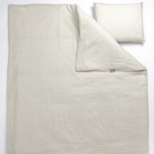 Påslakan Vagga Muslin Ivory