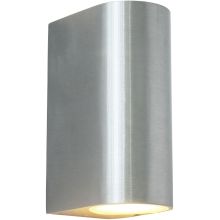 Mats II Väggarmatur 2xGU10-sockel IP44 Aluminium