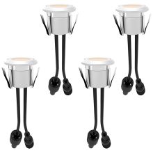Allan Decklight kit 4-pack inkl strömadapter 12V 3000K 10lm IP67