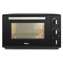 Varmluftsugn 48l Svart Timer