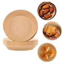 100-Pack Air Fryer Papper - Bruna 20 cm.