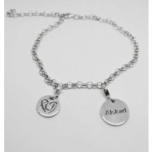 WORDS-berlockarmband