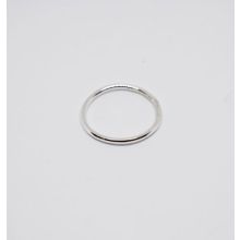 "Clean"-ring helt i silver