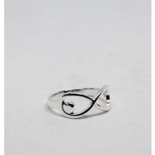 "Endless-love"-ring helt i silver