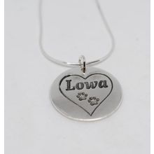 Halsband med hundtassar