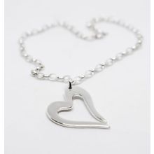 "Open Heart"-armband helt i silver