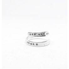 Ring med fin text