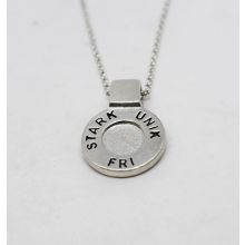 Styrkeamulett helt i silver