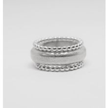 "SNOW"- en cool trippelring