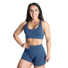 Scrunch Sports Bra, sky blue, large